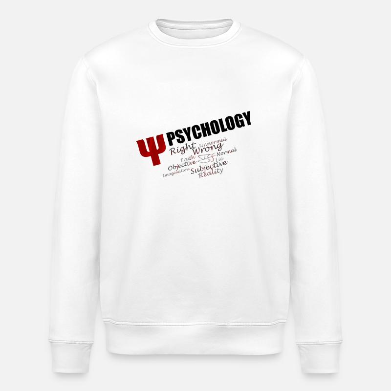 Psychology - Stanley/Stella Unisex Bio-Sweatshirt ROLLER - Weiß