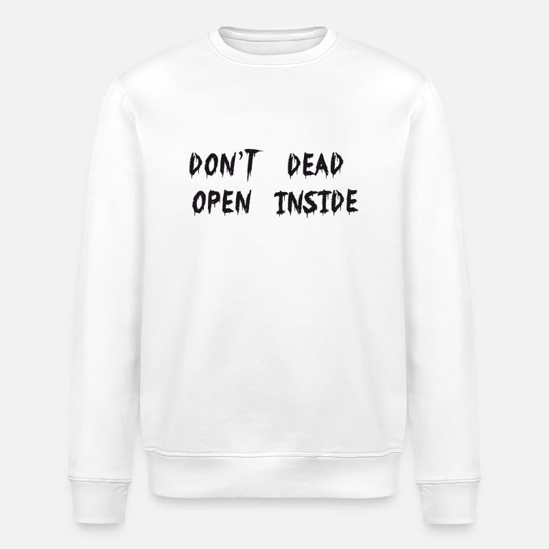 dont-open-dead-inside - Sweat bio ROLLER Stanley/Stella Unisexe - blanc