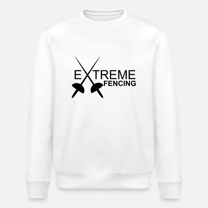 2541614 12599703 fechten - Stanley/Stella Unisex Bio-Sweatshirt ROLLER - Weiß
