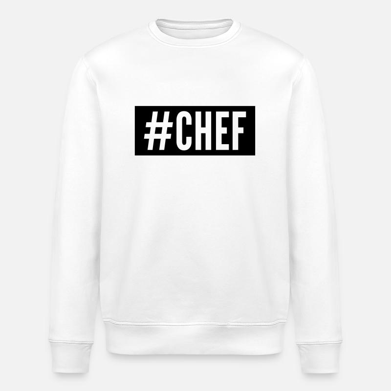 chef - Sweat bio ROLLER Stanley/Stella Unisexe - blanc