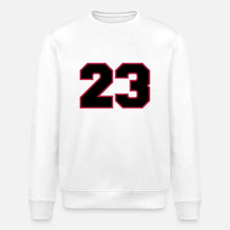 number23 - Stanley/Stella Unisex Bio-Sweatshirt ROLLER - Weiß