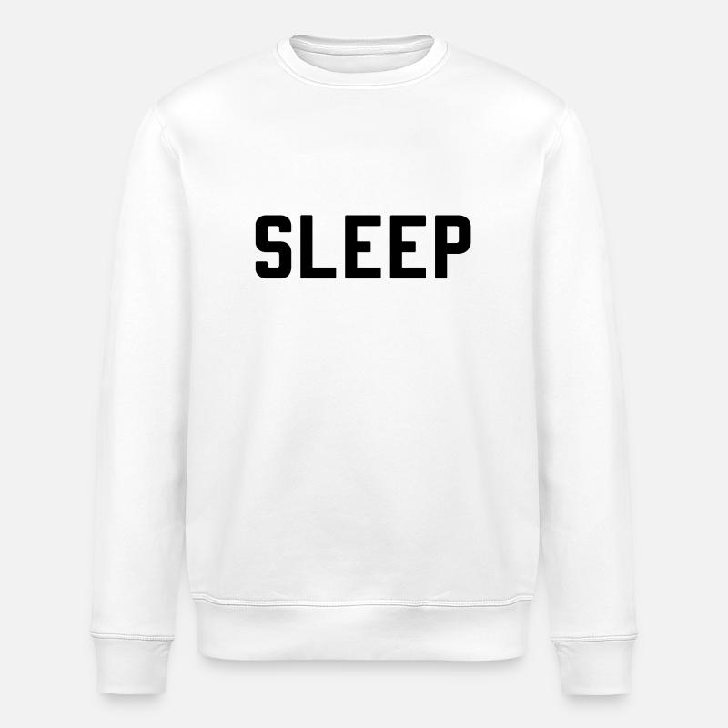 sleep - Stanley/Stella ROLLER Unisex Organic Sweatshirt - white