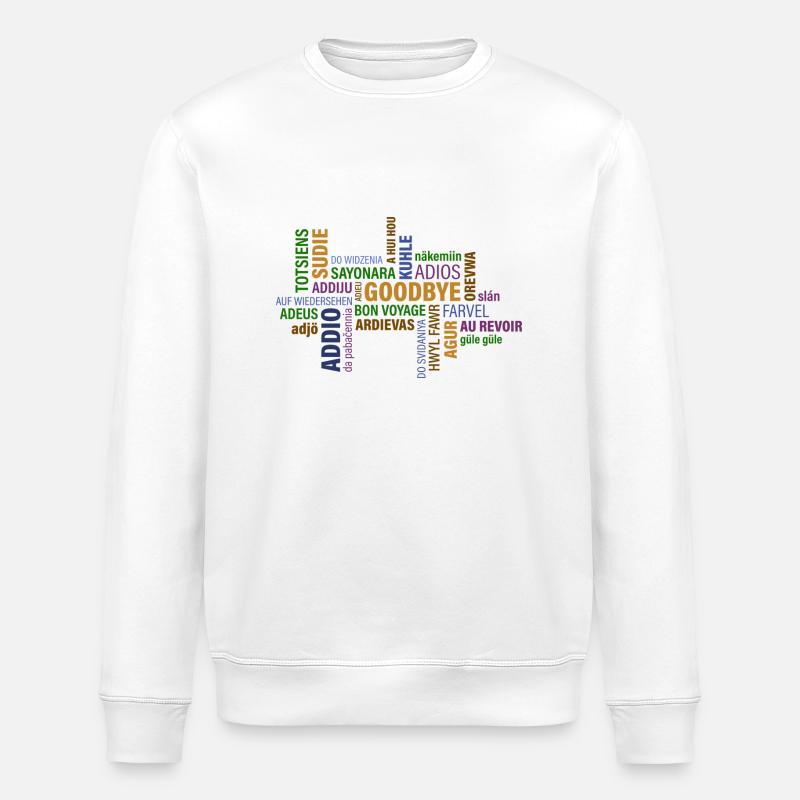 Goodbye - Stanley/Stella ROLLER Unisex Organic Sweatshirt - white