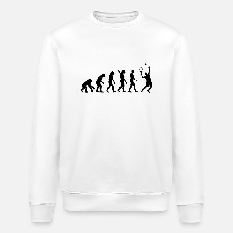 Evolution Tennis - Stanley/Stella ROLLER Unisex Organic Sweatshirt - white