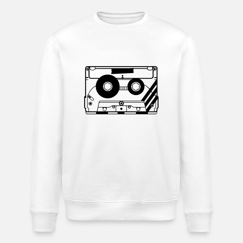 cassette audio de la cassette - Sweat bio ROLLER Stanley/Stella Unisexe - blanc