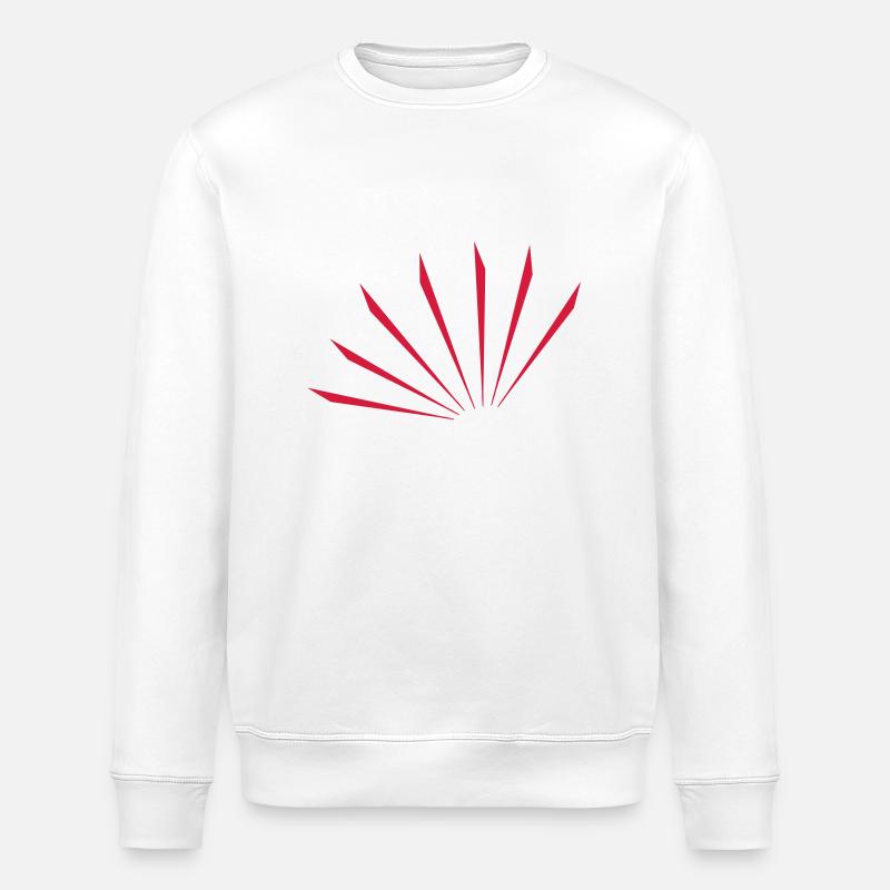 Cool Stripes Design - Stanley/Stella Unisex Bio-Sweatshirt ROLLER - Weiß