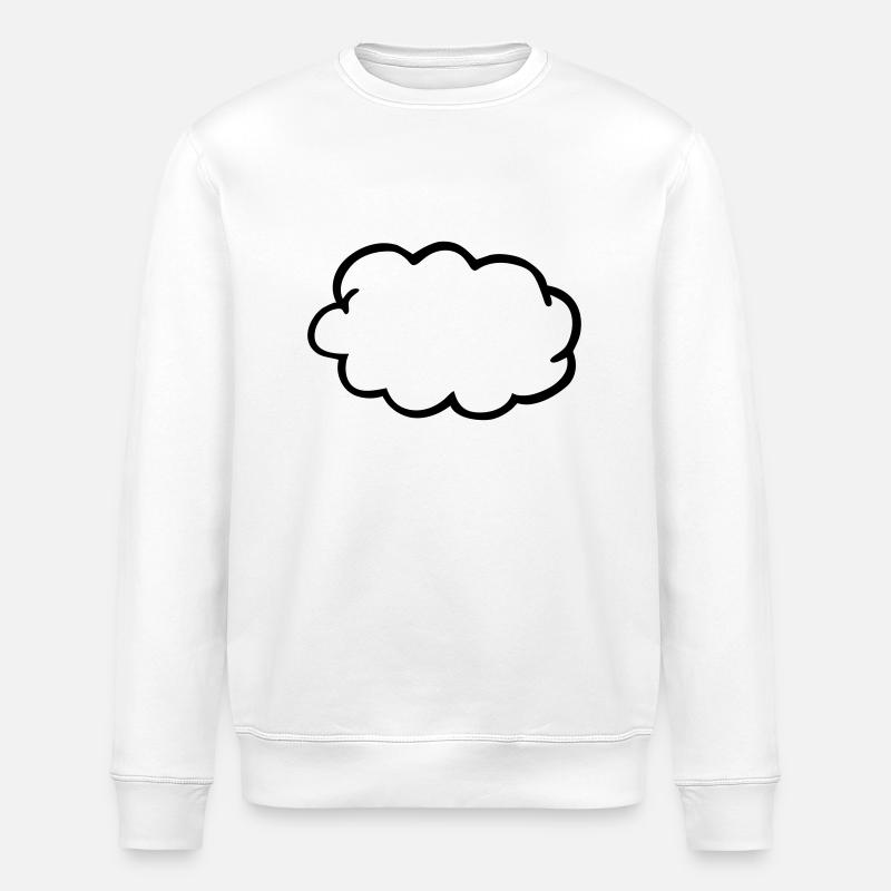 Wolke - Stanley/Stella Unisex Bio-Sweatshirt ROLLER - Weiß