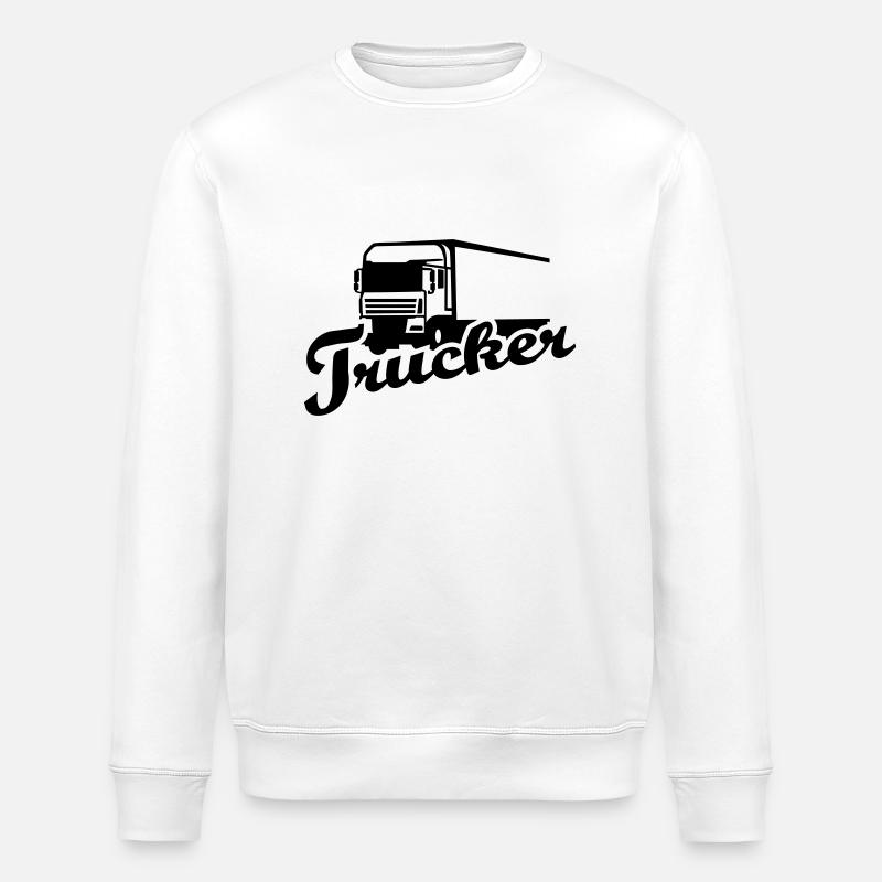 Trucker - Stanley/Stella ROLLER Unisex Organic Sweatshirt - white