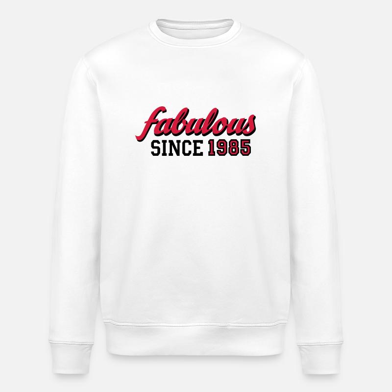 1985 - Stanley/Stella Unisex Bio-Sweatshirt ROLLER - Weiß