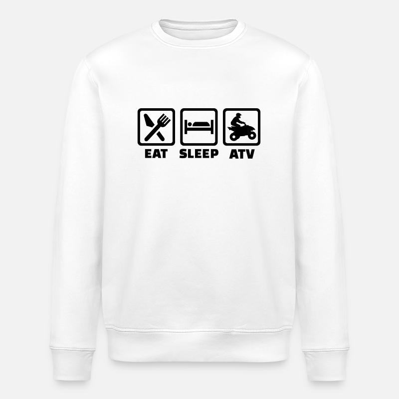 ATV - Stanley/Stella ROLLER Unisex Organic Sweatshirt - white