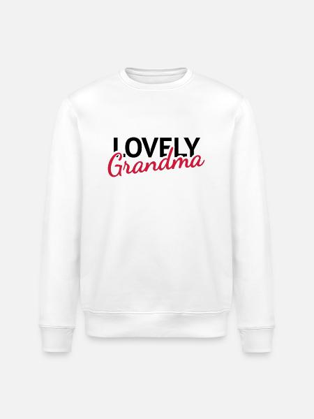 Lovely Grandma - Stanley/Stella ROLLER Unisex Organic Sweatshirt - white