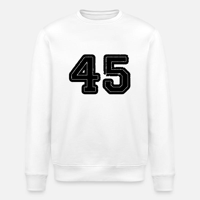 45 - Stanley/Stella Unisex Bio-Sweatshirt ROLLER - Weiß
