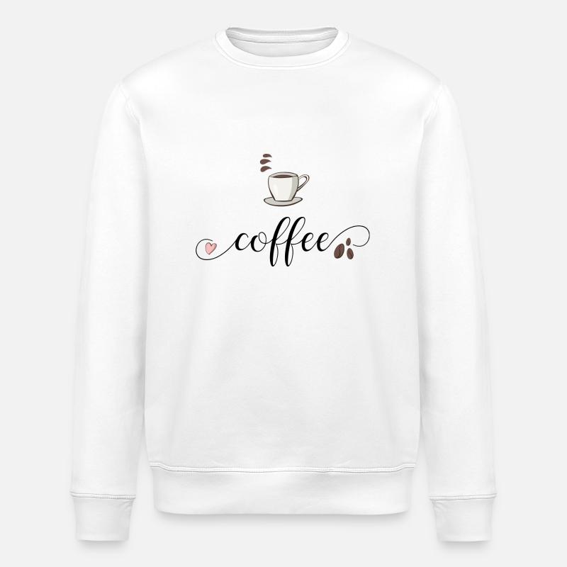 coffee - Stanley/Stella Unisex Bio-Sweatshirt ROLLER - Weiß