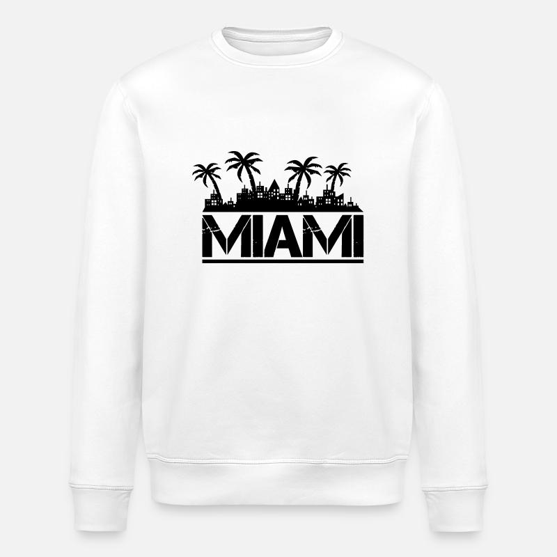 miami - Stanley/Stella Unisex Bio-Sweatshirt ROLLER - Weiß
