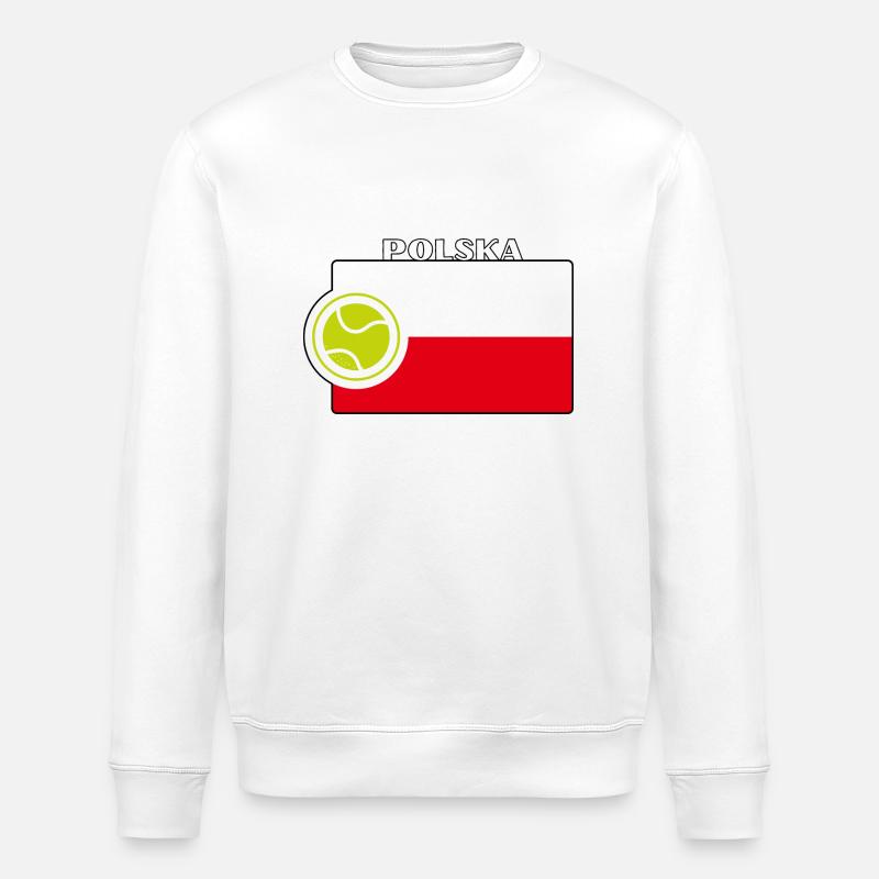 TENNIS WORLD - POLOGNE - Sweat bio ROLLER Stanley/Stella Unisexe - blanc