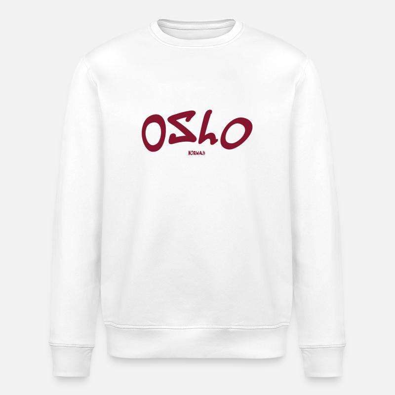 Oslo - Norwegen - Norway - Stanley/Stella Unisex Bio-Sweatshirt ROLLER - Weiß