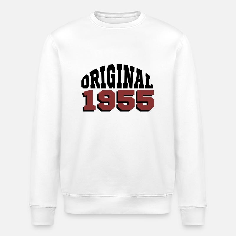 Original 1955 - Sweat bio ROLLER Stanley/Stella Unisexe - blanc