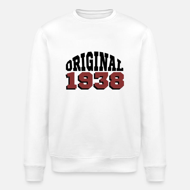 Original 1938 - Stanley/Stella Unisex Bio-Sweatshirt ROLLER - Weiß