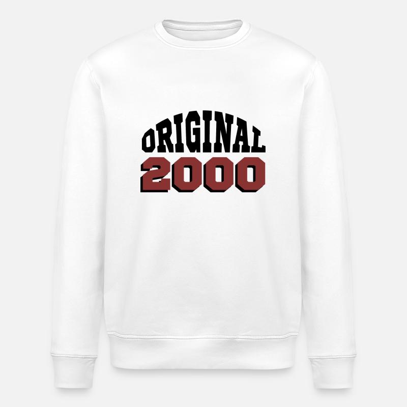 Original 2000 - Stanley/Stella ROLLER Unisex Organic Sweatshirt - white
