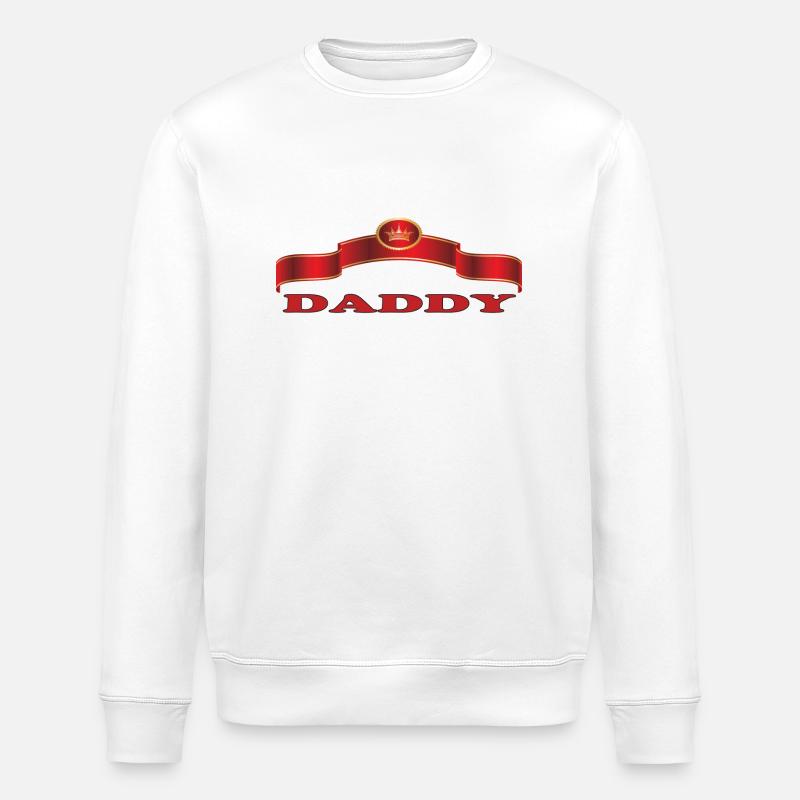 DADDY - Stanley/Stella ROLLER Unisex Organic Sweatshirt - white