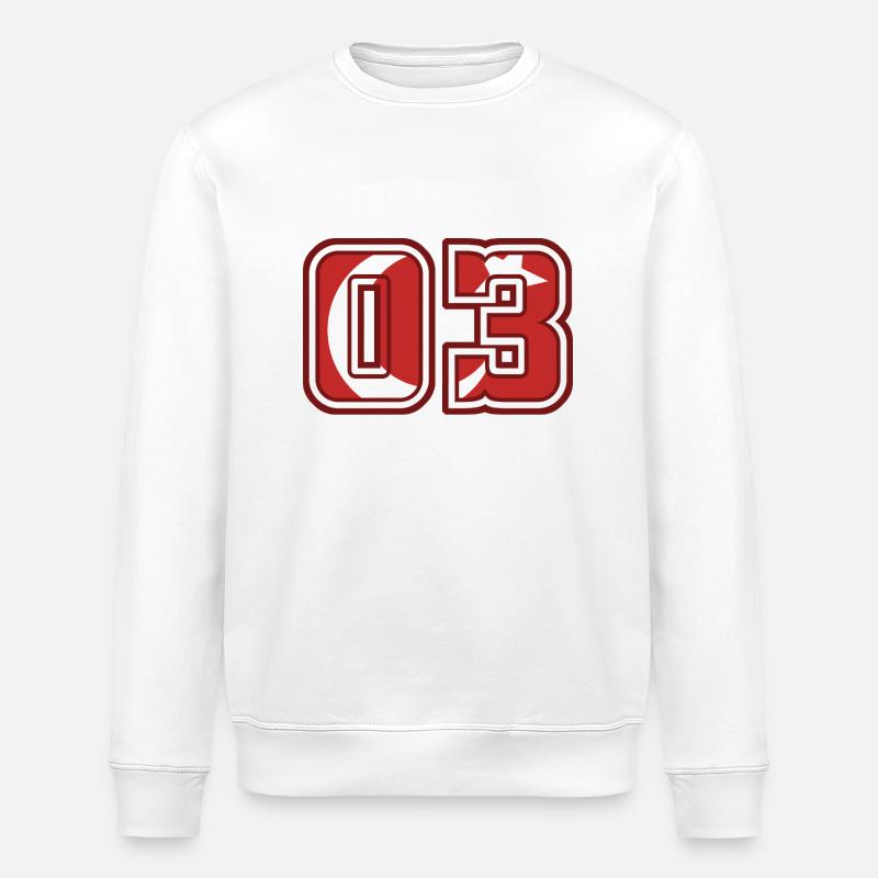 Afyonkarahisar - Stanley/Stella ROLLER Unisex Organic Sweatshirt - white