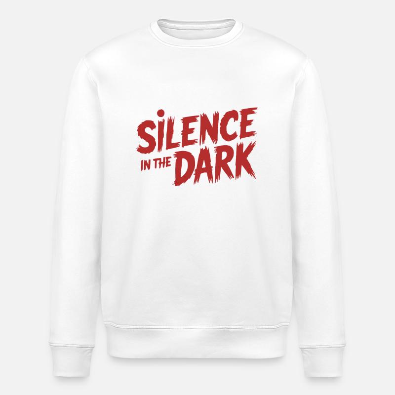 SILENCE DANS L’OBSCURITÉ - Sweat bio ROLLER Stanley/Stella Unisexe - blanc