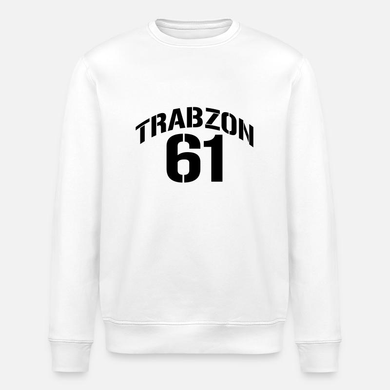 61_trabzon - Stanley/Stella ROLLER Unisex Organic Sweatshirt - white