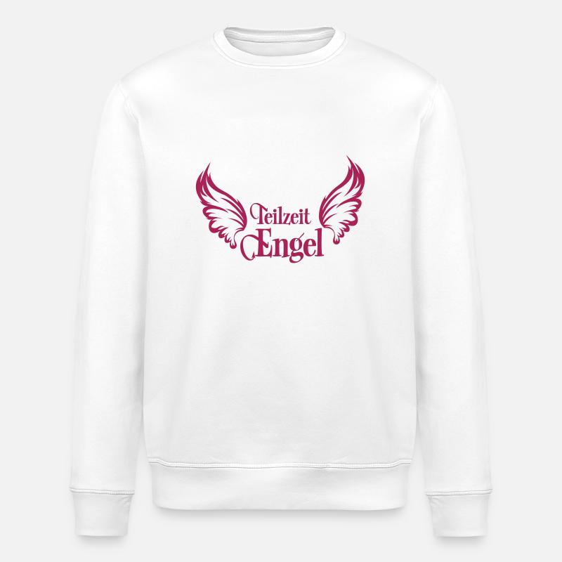 Teilzeit Engel - Stanley/Stella Unisex Bio-Sweatshirt ROLLER - Weiß