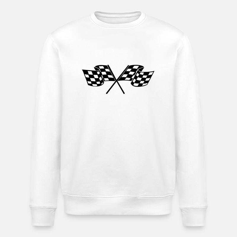 racing flags sport - Sweat bio ROLLER Stanley/Stella Unisexe - blanc