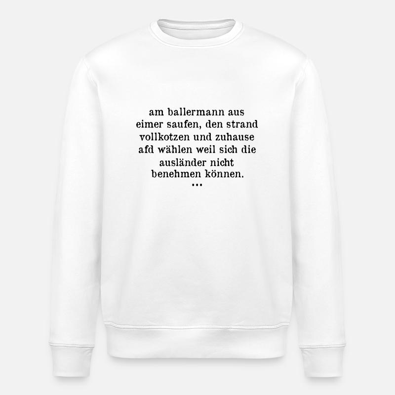 afd wählen - Stanley/Stella Unisex Bio-Sweatshirt ROLLER - Weiß