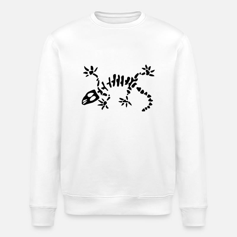 Amateurs de Gecko - Sweat bio ROLLER Stanley/Stella Unisexe - blanc