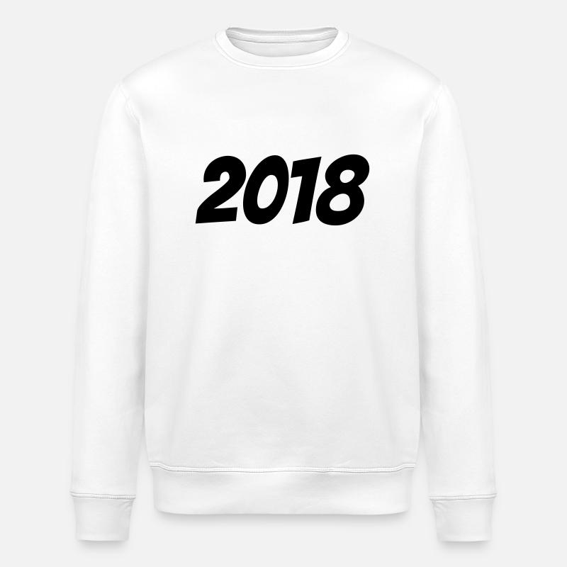 2018 - Stanley/Stella ROLLER Unisex Organic Sweatshirt - white