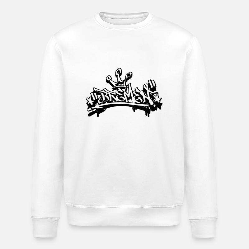 bremen - Sweat bio ROLLER Stanley/Stella Unisexe - blanc