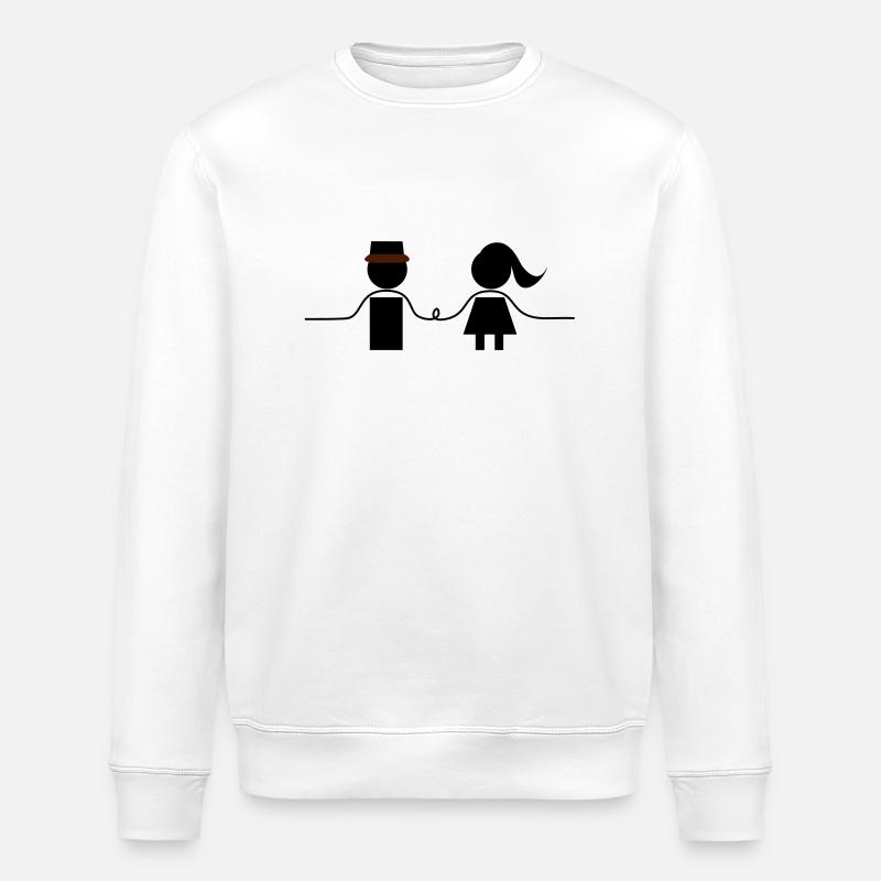 l'amour - Sweat bio ROLLER Stanley/Stella Unisexe - blanc