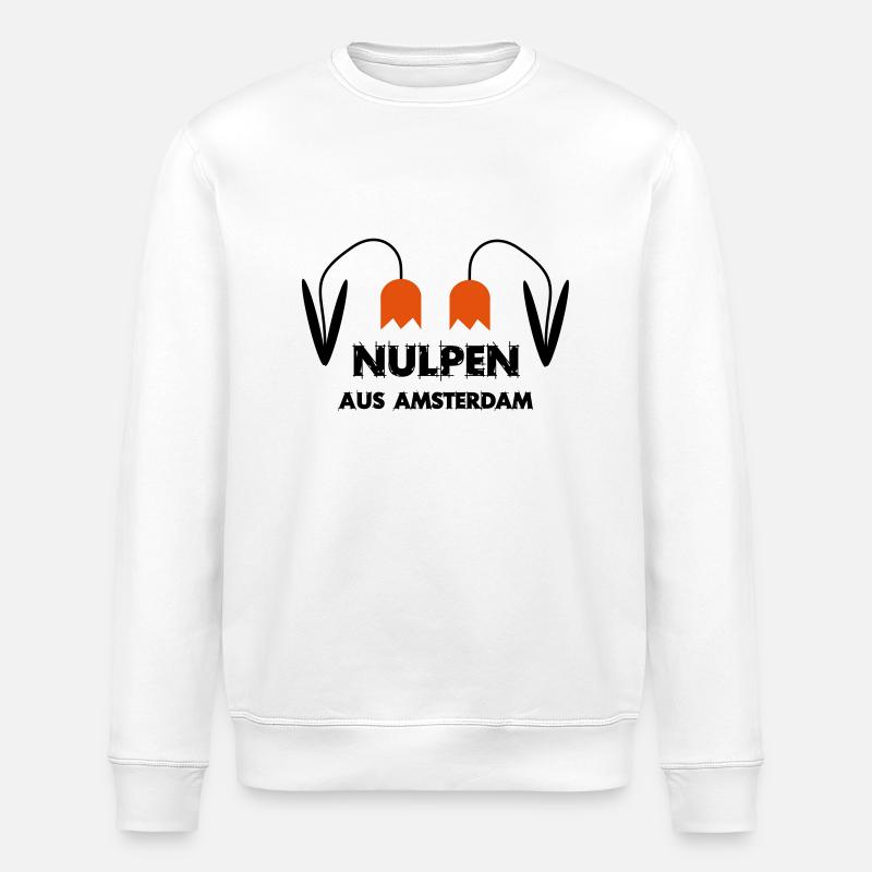 Nulpen aus Amsterdam - Stanley/Stella Unisex Bio-Sweatshirt ROLLER - Weiß