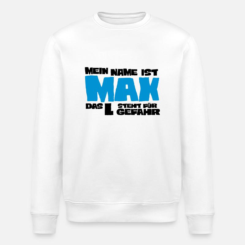 max - Stanley/Stella ROLLER Unisex Organic Sweatshirt - white