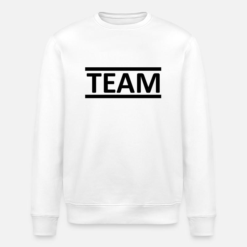 team - Stanley/Stella ROLLER Unisex Organic Sweatshirt - white