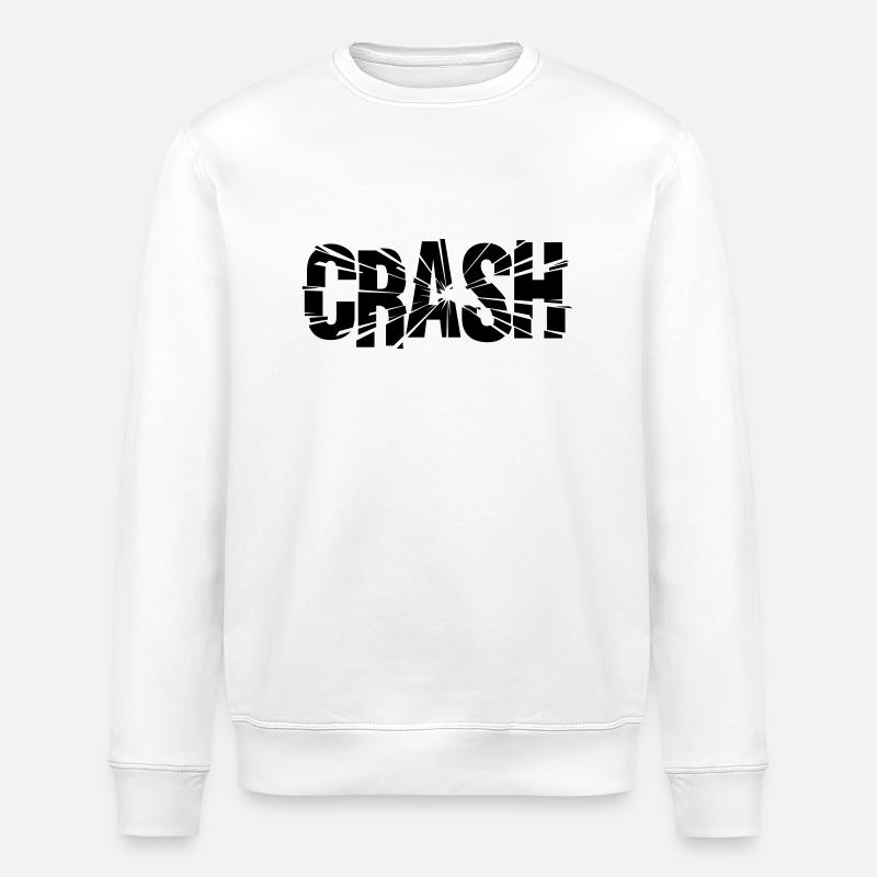 Crash - Stanley/Stella Unisex Bio-Sweatshirt ROLLER - Weiß