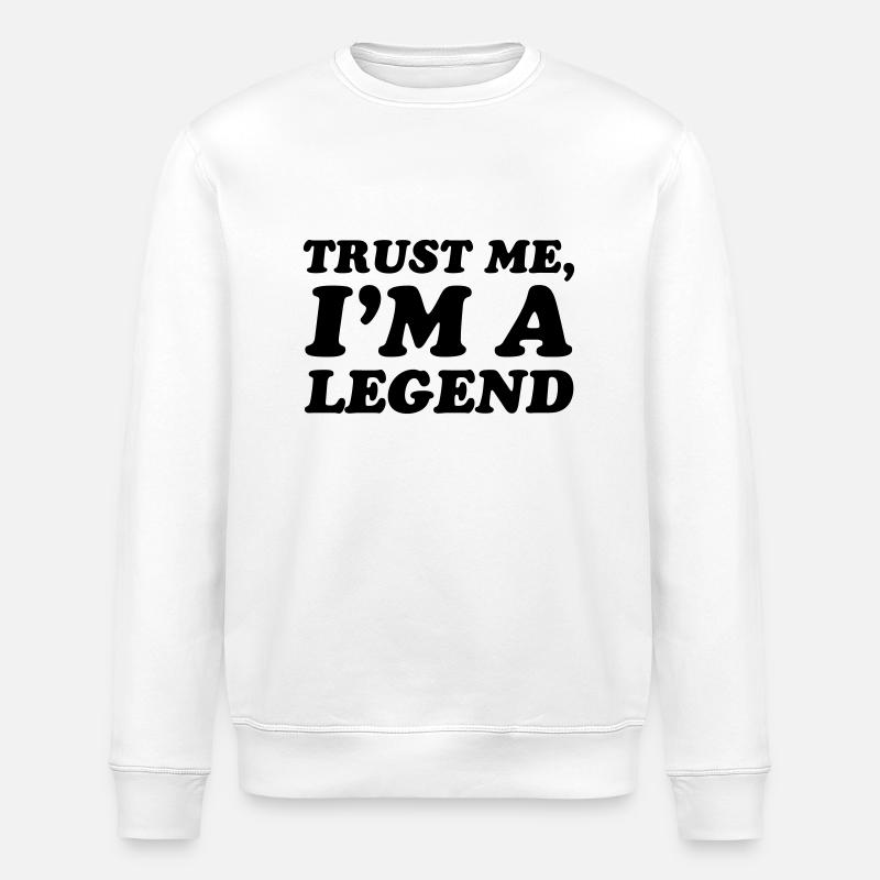Legend - Stanley/Stella ROLLER Unisex Organic Sweatshirt - white
