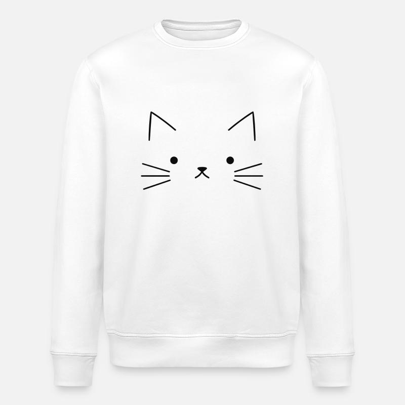 Conception de chats - Sweat bio ROLLER Stanley/Stella Unisexe - blanc