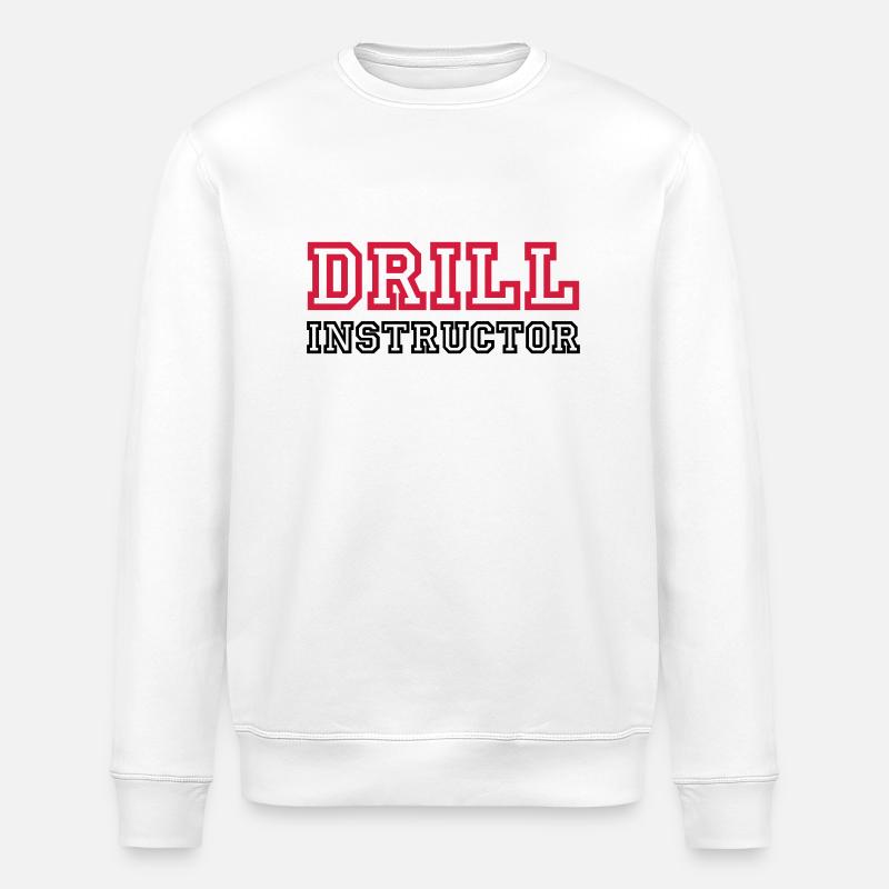 Drill Instructor - Stanley/Stella Unisex Bio-Sweatshirt ROLLER - Weiß