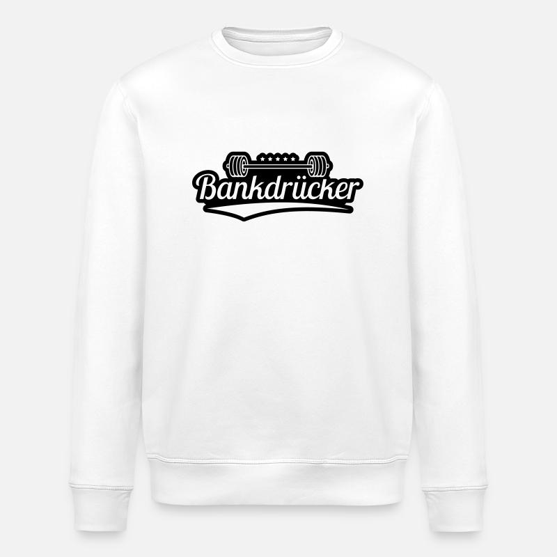 bankdruecker_gu1 - Stanley/Stella Unisex Bio-Sweatshirt ROLLER - Weiß