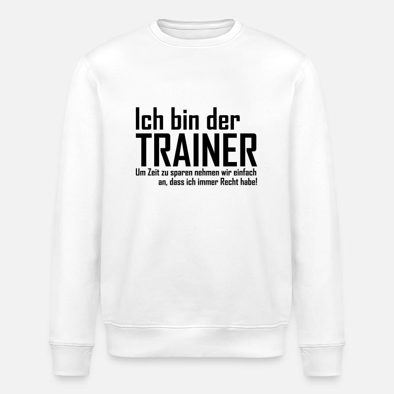 Trainer - Stanley/Stella Unisex Bio-Sweatshirt ROLLER - Weiß