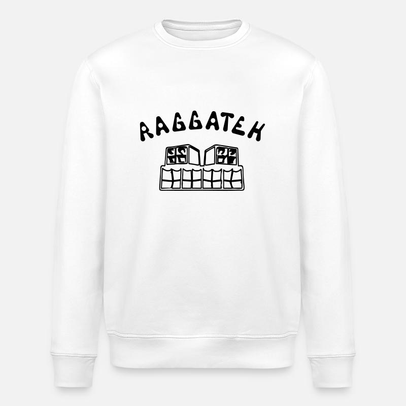 RAGGATEK - Sweat bio ROLLER Stanley/Stella Unisexe - blanc