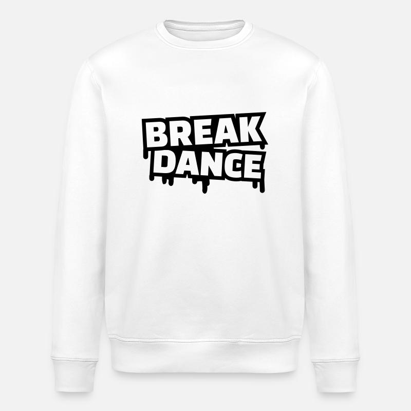 Breakdance - Sweat bio ROLLER Stanley/Stella Unisexe - blanc
