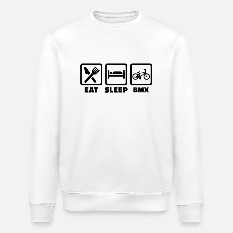 BMX - Sweat bio ROLLER Stanley/Stella Unisexe - blanc