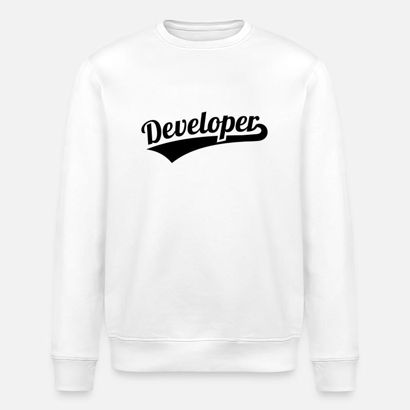 Développeur - Sweat bio ROLLER Stanley/Stella Unisexe - blanc