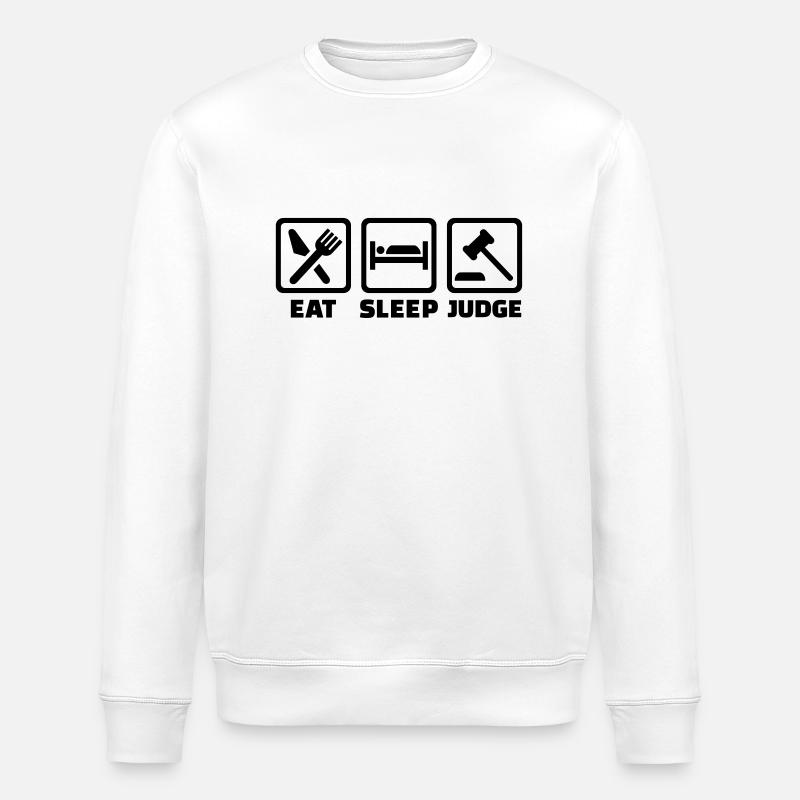 Juge - Sweat bio ROLLER Stanley/Stella Unisexe - blanc