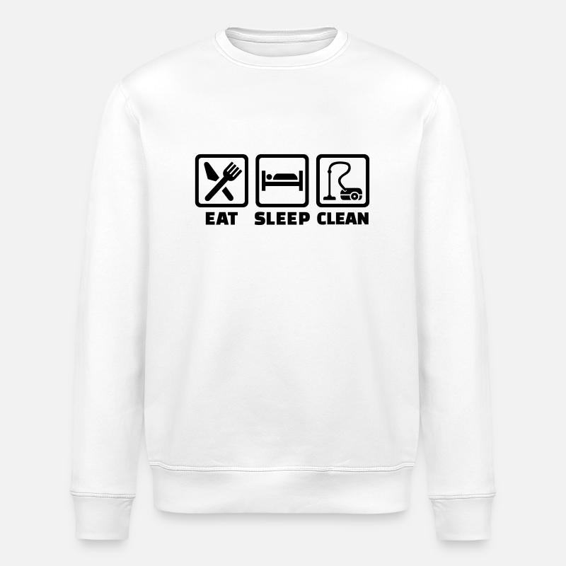 Putzen - Stanley/Stella Unisex Bio-Sweatshirt ROLLER - Weiß