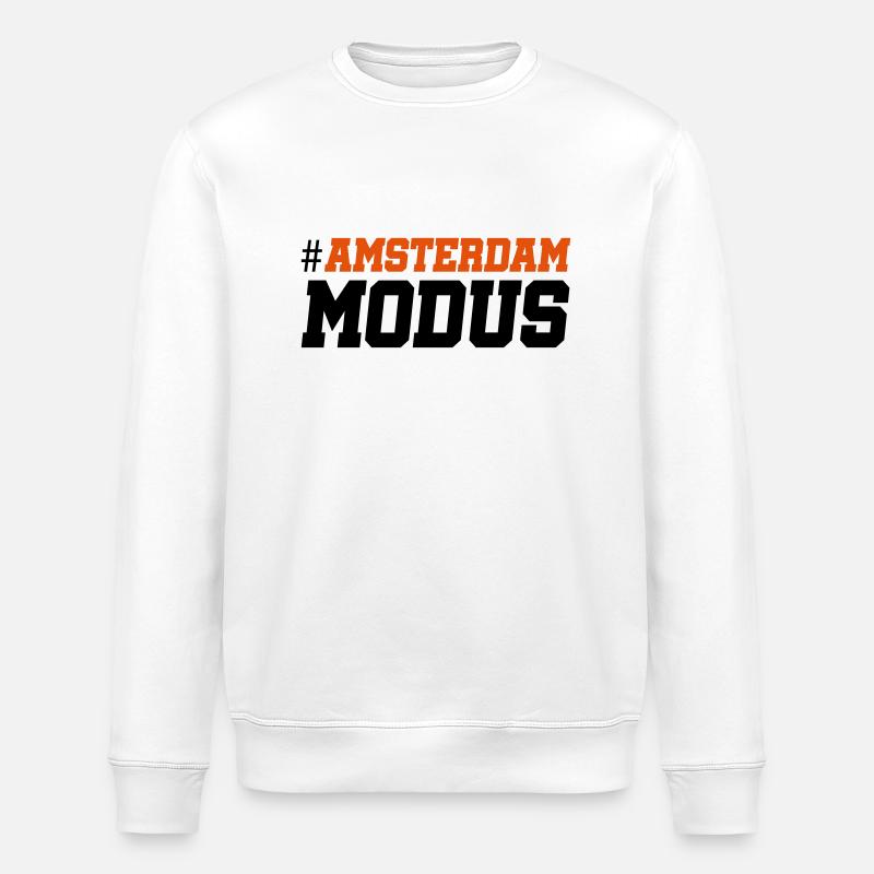 amsterdam modus - Stanley/Stella Unisex Bio-Sweatshirt ROLLER - Weiß